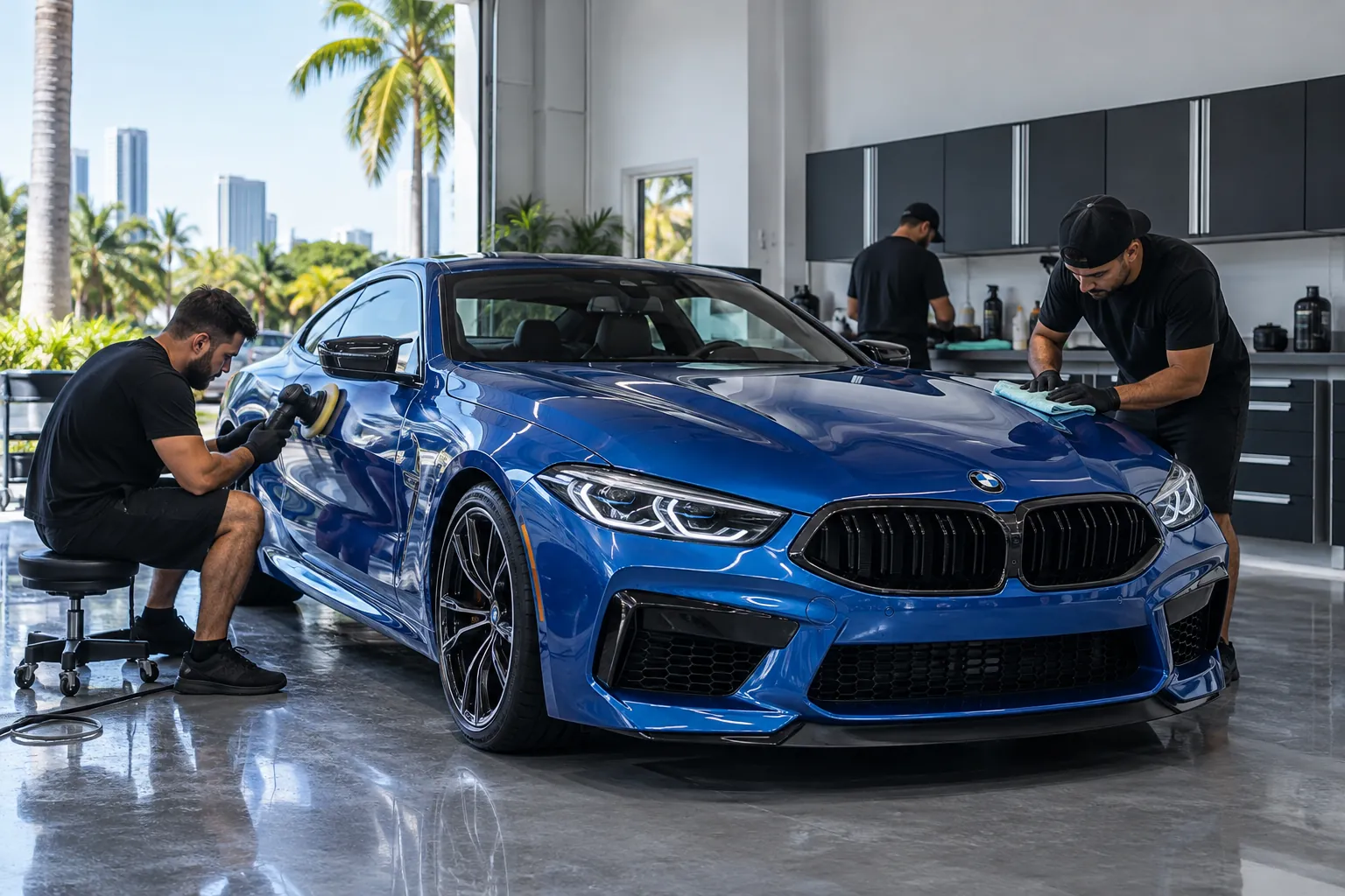 Full detail — illustrative Miami detailing concept